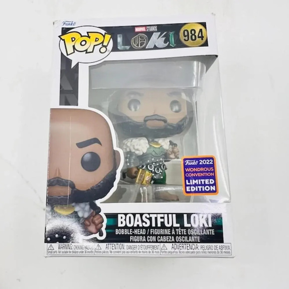 NEW Funko Pop! Marvel Loki - Boastful Loki #984 Vinyl Figure Bobblehead - Picture 4 of 10